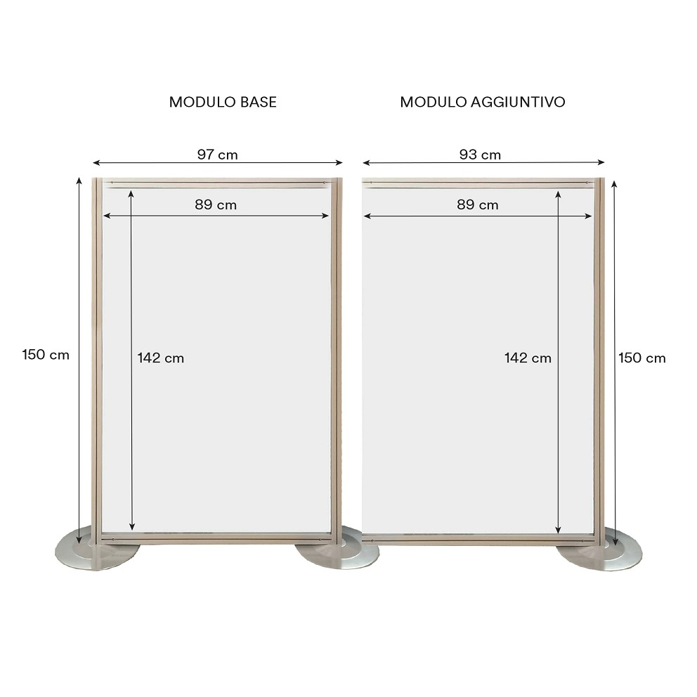 Parete Modulare Protettiva Parafiato M041
